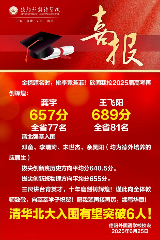 德陽外國語學校高考喜報.jpg